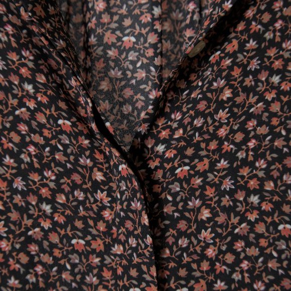 Loft Petites Button Down Floral Blouse - Picture 5 of 9